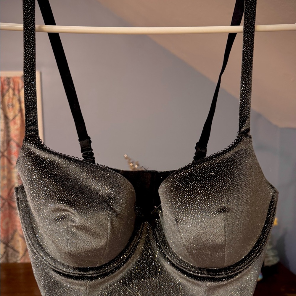 Victoria's Secret Black Sparkle Bra